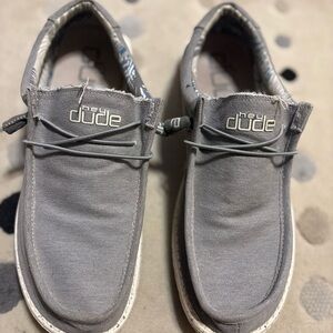 Hey Dude Gray Casual Shoes